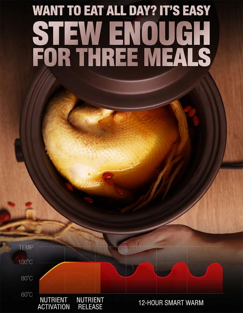 Mechanical Ceramic Slow Cooker